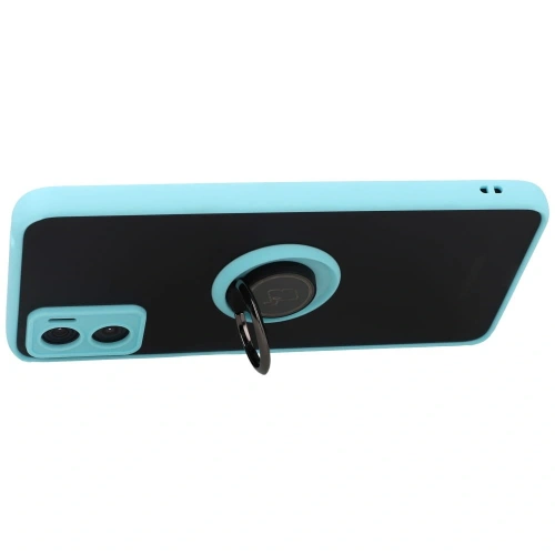 Kup Bizon Case Hybrid Gyűrű Motorola Moto E22 / E22i füstös világoskék kerettel - BIZ499 - {ean13} - Sklep Home Screen
