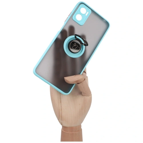 Kup Bizon Case Hybrid Gyűrű Motorola Moto E22 / E22i füstös világoskék kerettel - BIZ499 - {ean13} - Sklep Home Screen