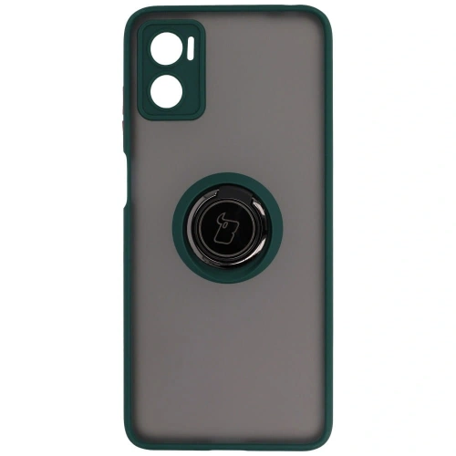 Kup Bizon Case Hybrid Ring Motorola Moto E22 / E22i füstös sötétzöld kerettel - BIZ500 - {ean13} - Sklep Home Screen