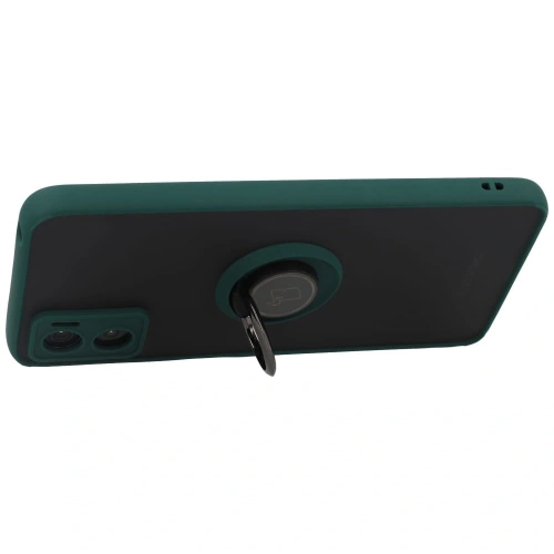 Kup Bizon Case Hybrid Ring Motorola Moto E22 / E22i füstös sötétzöld kerettel - BIZ500 - {ean13} - Sklep Home Screen