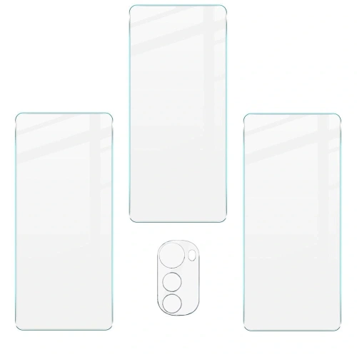 Kup Sklá temperovaná Bizon Glass Clear - 3 ks + objektiv Motorola Moto E32 / E32s - BIZ501 - {ean13} - Sklep Home Screen