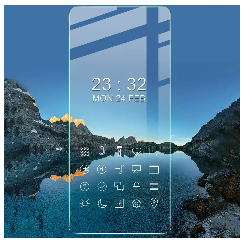 Szkło hartowane Bizon Glass Clear - 3 szt. + obiektyw Motorola Moto E32 / E32s