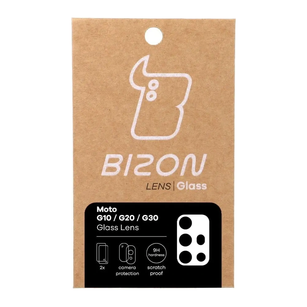 Szkło na aparat Bizon Glass Lens do Moto G10/ G20/ G30 [2 PACK]