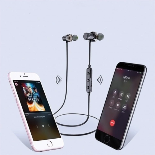 Kup AWEI X670BL fekete sportos Bluetooth fejhallgató dupla dinamikus meghajtókkal - AWEI040BLK - {ean13} - Sklep Home Screen