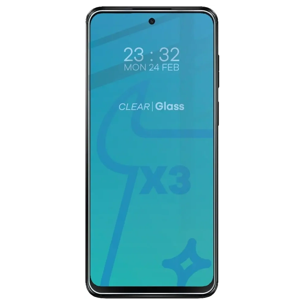 3x Szkło na ekran + szkło na aparat BIZON Clear 2 do Moto G13/G23 4G