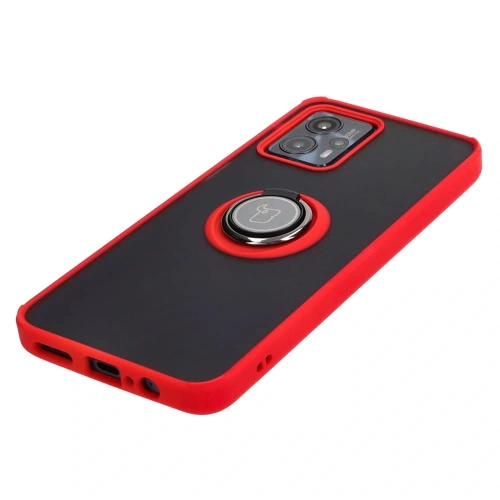 Buy Bizon Case Hybrid Ring Motorola Moto G13 / G23 / G53 5G smoky with a red frame - BIZ515 - {ean13} - Home Screen Store Europe
