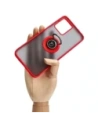 Buy Bizon Case Hybrid Ring Motorola Moto G13 / G23 / G53 5G smoky with a red frame - BIZ515 - {ean13} - Home Screen Store Europe