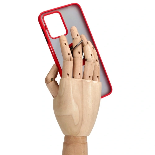 Kup Bizon Case Hybrid Ring Motorola Moto G13 / G23 / G53 5G füstös piros kerettel - BIZ515 - {ean13} - Sklep Home Screen