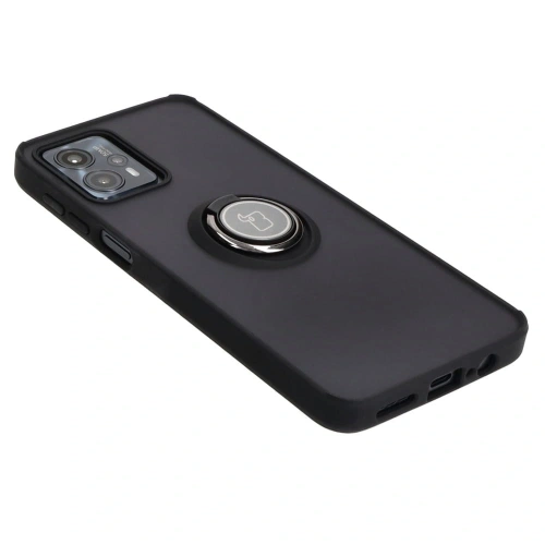 Kup Bizon Case Hybrid Ring Motorola Moto G13 / G23 / G53 5G füstös fekete kerettel - BIZ516 - {ean13} - Sklep Home Screen
