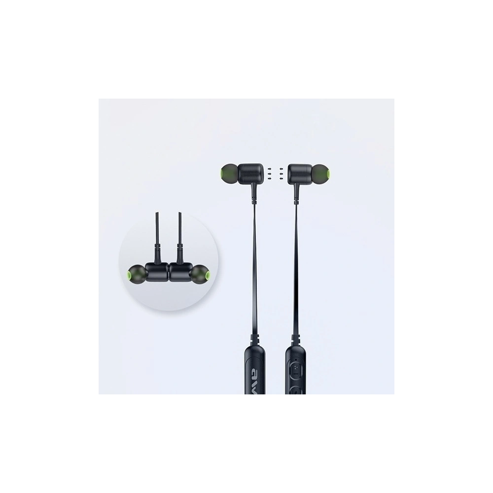 AWEI słuchawki sportowe Bluetooth G30BL-BK czarny/black Neckband