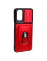 Kup Bizon Case Camshield Kartensteckplatz Ring Moto G22 rot - BIZ517 - {ean13} - Sklep Home Screen