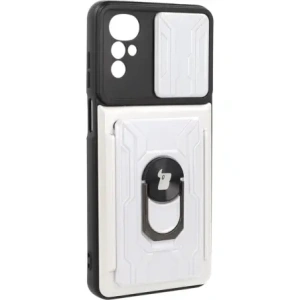 Kup Etui Bizon Case Camshield Card Slot Ring do Moto G22 białe - BIZ518 - {ean13} - Sklep Home Screen
