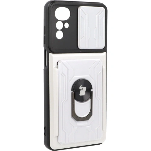 Buy Bizon Case Camshield Card Slot Ring Moto G22 white - BIZ518 - {ean13} - Home Screen Store Europe