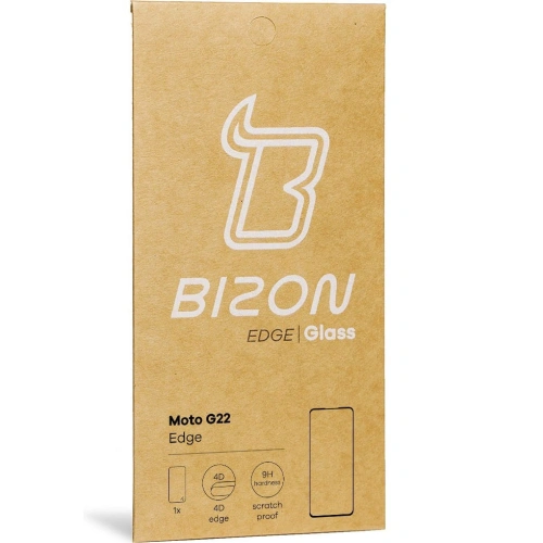 Kup Bizon Glass Edge Moto G22 fekete - BIZ520 - {ean13} - Sklep Home Screen