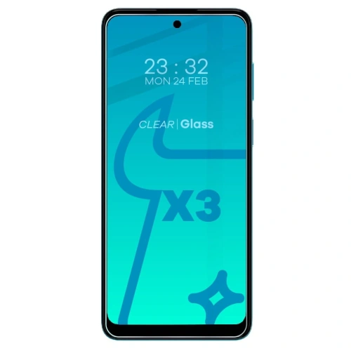 Kup Bizon-Glas Klarglas gehärtetes Glas - 3 Stk. + Linsenglas Motorola Moto G22 - BIZ522 - {ean13} - Sklep Home Screen