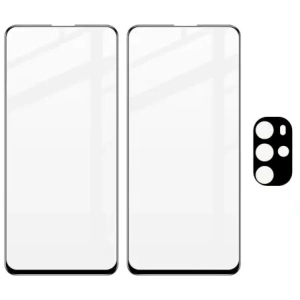 Kup Bizon Glass Edge sticlă temperată - [2 PACHET] + protecție pentru lentile Motorola Moto G22 negru - BIZ523 - {ean13} - Sklep Home Screen