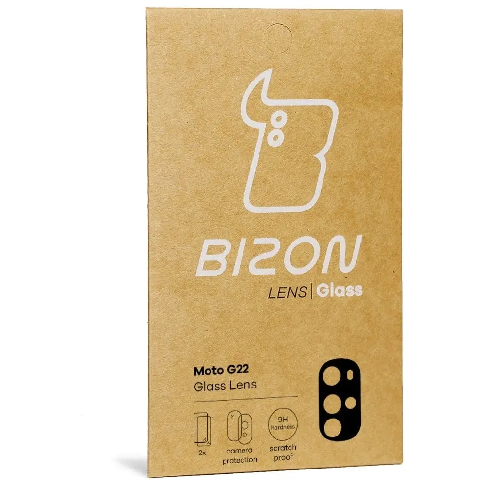 Szkło na aparat Bizon Glass Lens do Motorola Moto G22 [2 PACK]