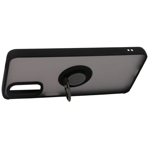 Kup Etui s úchytem na prst Bizon Case Hybrid Ring pro Motorola Moto G22 / E32 / E32s kouřové s černým rámečkem - BIZ526 - {ean13} - Sklep Home Screen