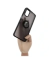 Kup Etui z uchwytem na palec Bizon Case Hybrid Ring do Motorola Moto G22 / E32 / E32s przydymione z czarną ramką - BIZ526 - {ean13} - Sklep Home Screen