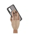 Kup Etui s úchytem na prst Bizon Case Hybrid Ring pro Motorola Moto G22 / E32 / E32s kouřové s černým rámečkem - BIZ526 - {ean13} - Sklep Home Screen