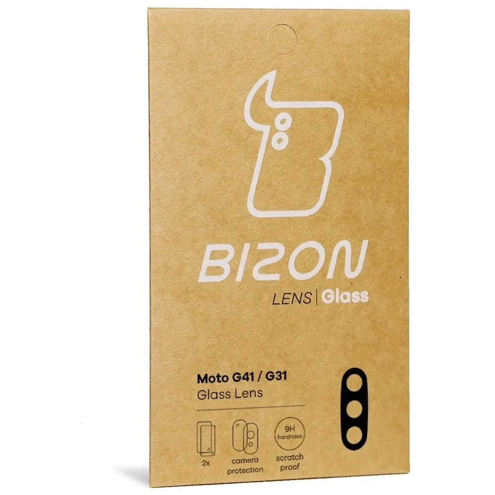 Szkło na aparat Bizon Glass Lens do Moto G41/ G31 [2 PACK]