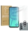 Szkło hartowane Bizon Glass Clear - 3 szt. + obiektyw Moto G31 / G41