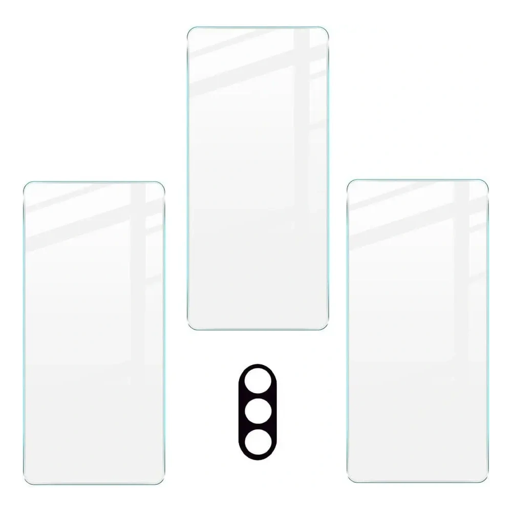 Szkło hartowane Bizon Glass Clear - 3 szt. + obiektyw Moto G31 / G41