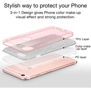 Kup ESR Apple Case Glitter Shine iPhone 6/6s 4.7 Rose Gold - ESR001RS - {ean13} - Sklep Home Screen