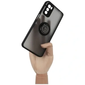 Kup Bizon Case Hybrid Ring Motorola Moto G42 rauchig mit einem schwarzen Rahmen - BIZ531 - {ean13} - Sklep Home Screen