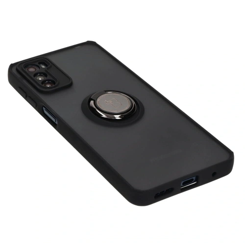 Buy Bizon Case Hybrid Ring Motorola Moto G42  smoky with a black frame - BIZ531 - {ean13} - Home Screen Store Europe