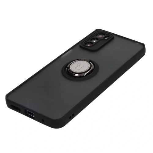 Buy Bizon Case Hybrid Ring Motorola Moto G42  smoky with a black frame - BIZ531 - {ean13} - Home Screen Store Europe