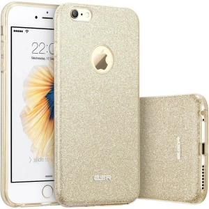 Kup ESR Apple Case Glitter Shine iPhone 6/6s 4.7 Champagner Gold - ESR002GLD - {ean13} - Sklep Home Screen