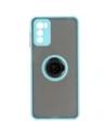 Buy Bizon Case Hybrid Ring Motorola Moto G42  smoky with a light blue frame - BIZ532 - {ean13} - Home Screen Store Europe