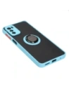 Buy Bizon Case Hybrid Ring Motorola Moto G42  smoky with a light blue frame - BIZ532 - {ean13} - Home Screen Store Europe