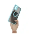 Buy Bizon Case Hybrid Ring Motorola Moto G42  smoky with a light blue frame - BIZ532 - {ean13} - Home Screen Store Europe