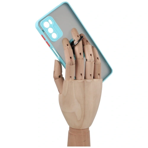 Kup Bizon Case Hybrid Ring Motorola Moto G42 füstös színű világoskék kerettel - BIZ532 - {ean13} - Sklep Home Screen