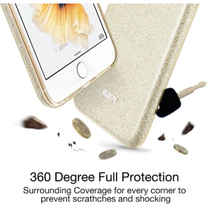 Kup ESR Apple Case Glitter Shine iPhone 6/6s 4.7 Champagner Gold - ESR002GLD - {ean13} - Sklep Home Screen