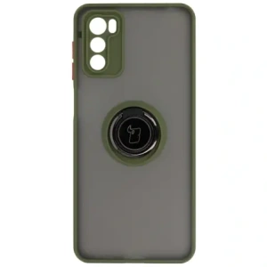 Kup Bizon Case Hybrid Ring Motorola Moto G42 rauchig mit einem grünen Rahmen - BIZ533 - {ean13} - Sklep Home Screen