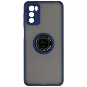 Kup Bizon Case Hybrid Ring Motorola Moto G42 rauchig mit einem marineblauen Rahmen - BIZ534 - {ean13} - Sklep Home Screen