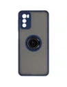 Kup Bizon Case Hybrid Ring Motorola Moto G42 fumuriu cu un cadru albastru închis - BIZ534 - {ean13} - Sklep Home Screen