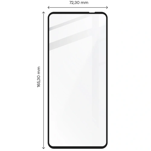 Kup Bizon Glass Edge edzett üveg - [2 Csomag] + lencsevédő Moto G51 5G fekete - BIZ535 - {ean13} - Sklep Home Screen