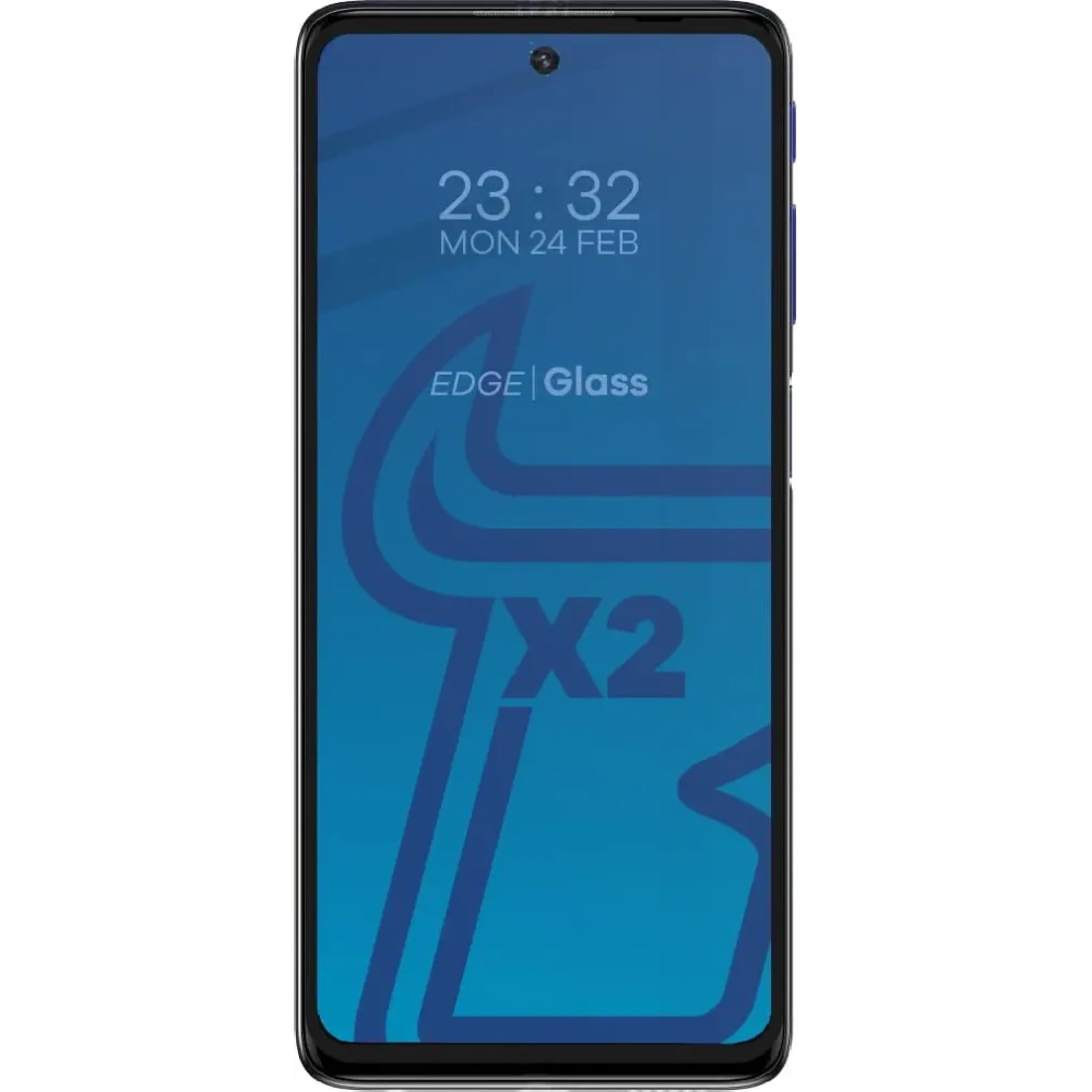 Szkło hartowane Bizon Glass Edge - [2 PACK] + ochrona na obiektyw Moto G51 5G