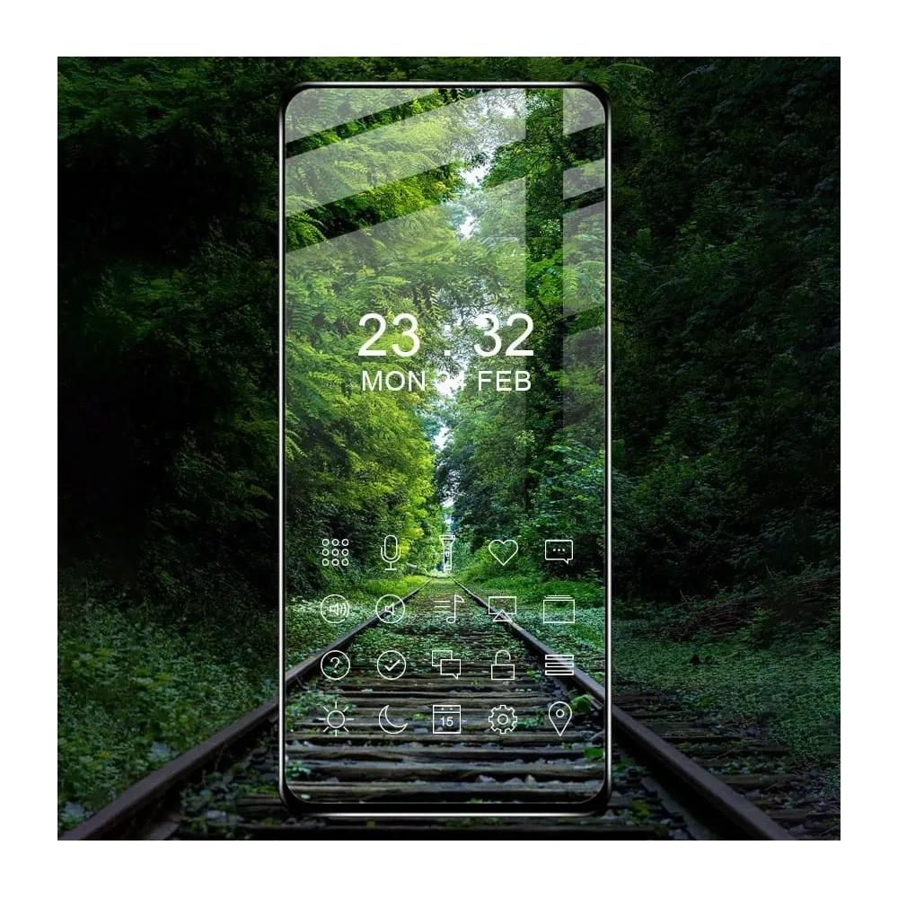 Szkło hartowane Bizon Glass Edge - [2 PACK] + ochrona na obiektyw Moto G51 5G