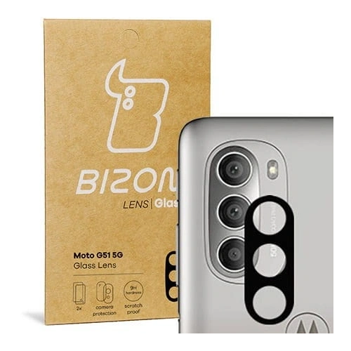 Kup Bizon üveg lencse Moto G51 5G [2 CSOMAG] - BIZ536 - {ean13} - Sklep Home Screen