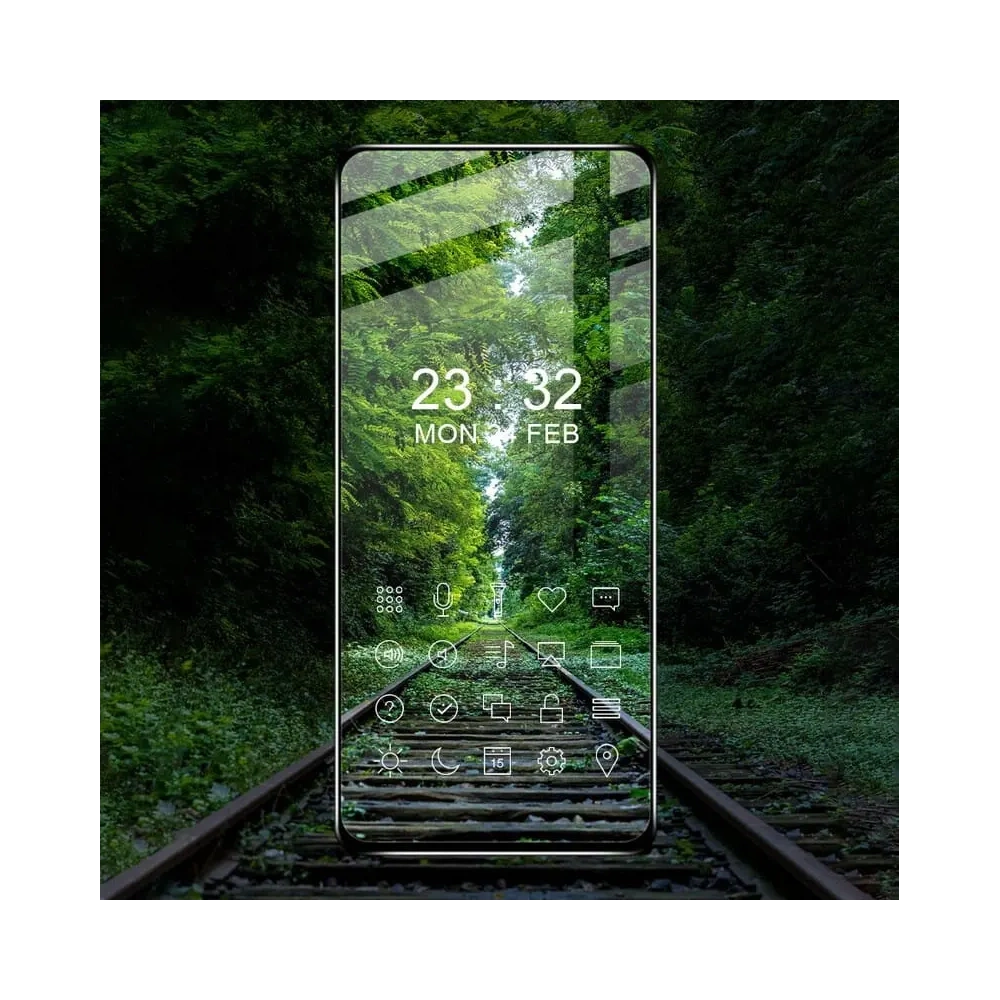 Szkło hartowane Bizon Glass Edge do Moto G51 5G czarne