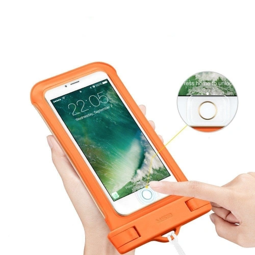 Buy ESR Universal Waterproof Case Orange - ESR004ORG - {ean13} - Home Screen Store Europe