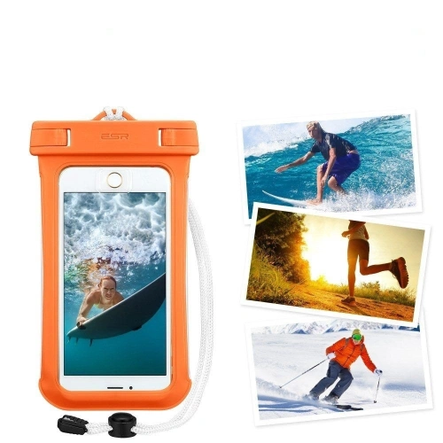 Buy ESR Universal Waterproof Case Orange - ESR004ORG - {ean13} - Home Screen Store Europe