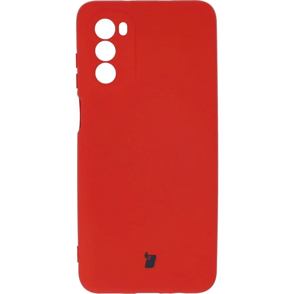 Etui Bizon Case Silicone do Moto G52 / G82 czerwone