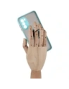 Kup Bizon Case Hybrid Ring Motorola Moto G52 / G82 füstös színben, világoskék kerettel - BIZ540 - {ean13} - Sklep Home Screen