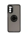 Buy Bizon Case Hybrid Ring Motorola Moto G52 / G82 smoky with a black frame - BIZ541 - {ean13} - Home Screen Store Europe